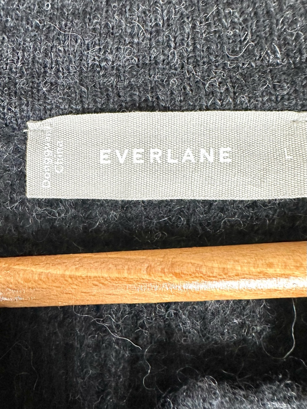 Everlane Collared Button Down Alpaca Blend Sweater Cardigan Office Minimalist - Picture 4 of 8